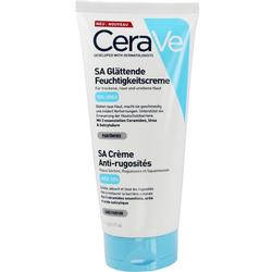 Eine Tube der glättenden Feuchtigkeitscreme von CeraVe für trockene Haut.